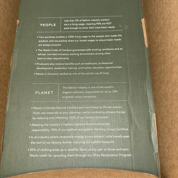 Nisolo Diego Everyday Sneaker Shoes Mens 8 Gray Leather Casual Comfort NEW - Picture 6 of 8